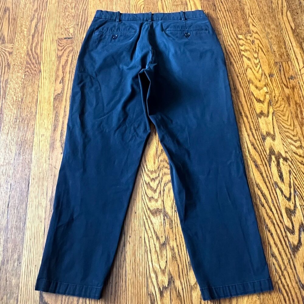 UNIQLO Men's Smart Ankle Chino Pants Size M Blue Elastic Drawstring Waist - Picture 3 of 8